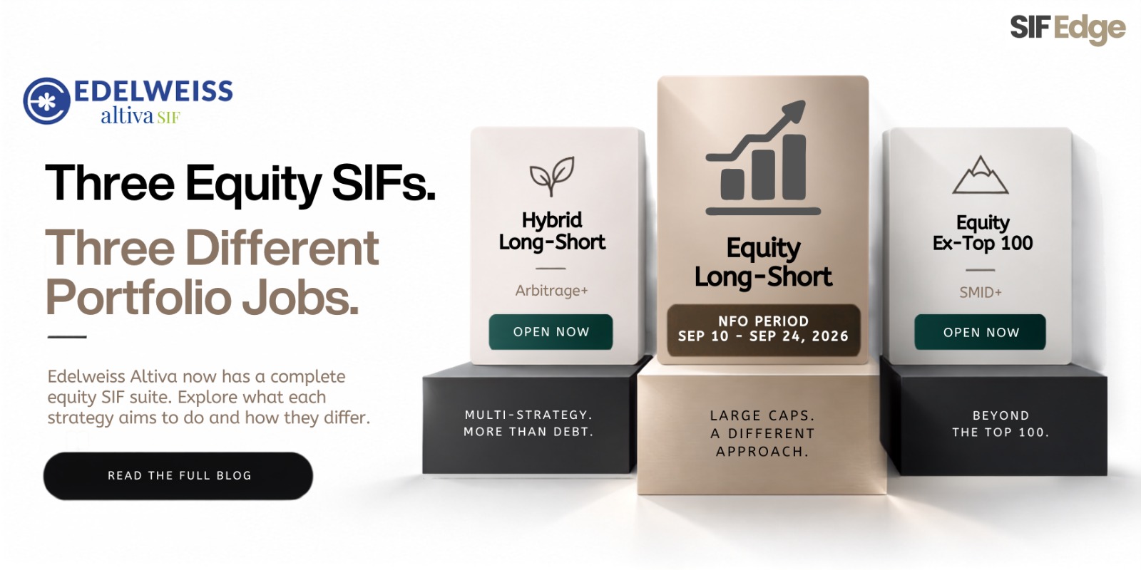 Edelweiss Altiva’s 3 SIFs: Understanding the Different Strategies